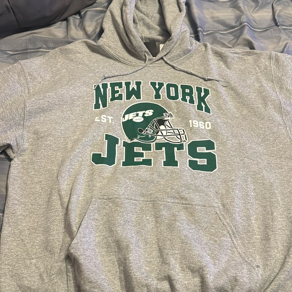 Jets Grey hoodie